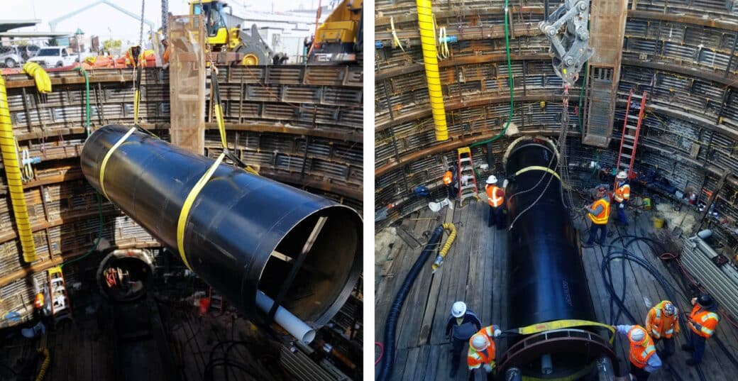 Permalok Steel Casting Pipe Installation